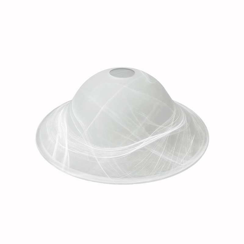 Antique Glass Lamp Shade for Floor Alabaster Torchiere Lamp Shade Replacement, Floor Lamp Replacement Parts