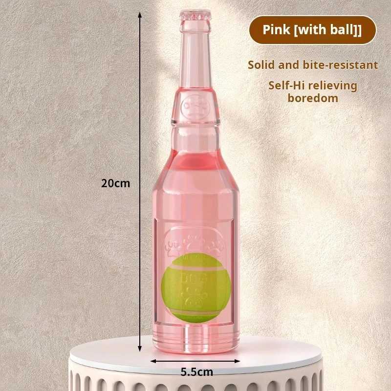 Dog Toy Bottle Sound Chew Ball Pet Toys Interactive Ball For Big Dog Small Dog Pet Training Tennis Bottle Pet Supplies X250918
