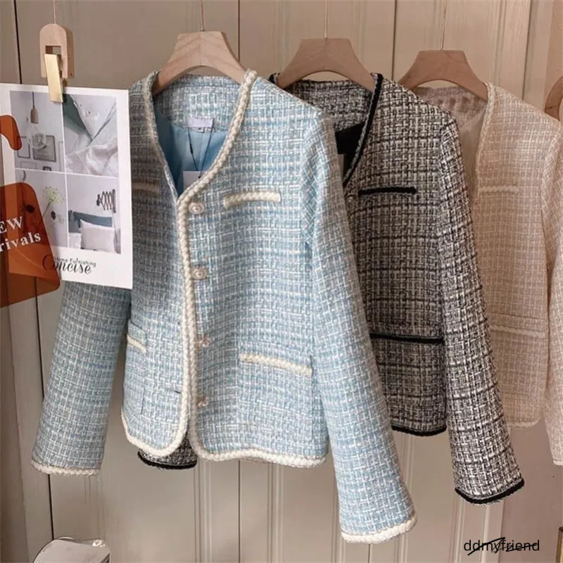 Free Shipping Designer Autumn Classic Fashion Simple Short Jacket Light Casual With Cotton Or Regular ddmyfriend