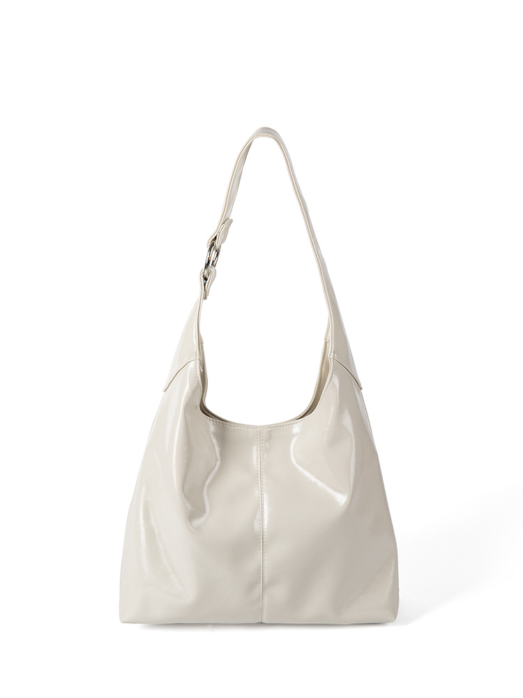 2025 Korean-Style Niche Design Exquisite And Fashionable Oiled Wax Tote New Style Large Capacity Soft Leather Handbag Shoulder Bag For Women