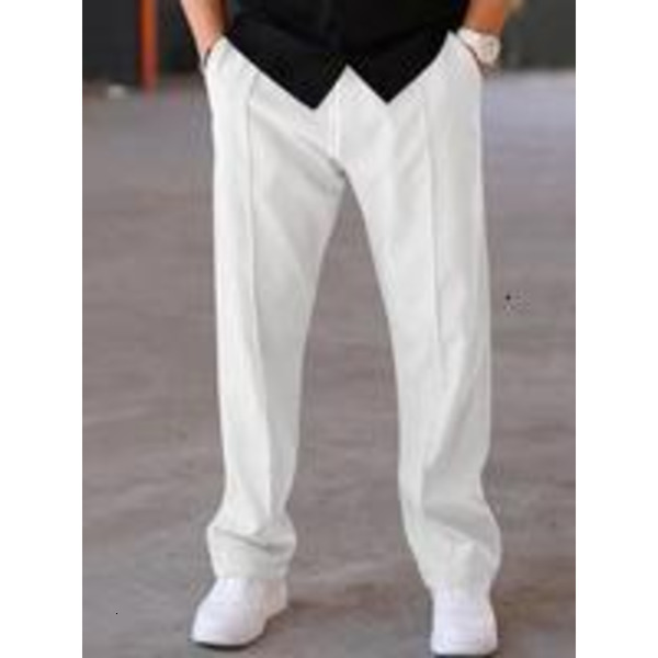 2025 New Cross Border Men's Spring/Summer Loose Straight Leg Athleisure Pants American Oversize Trousers