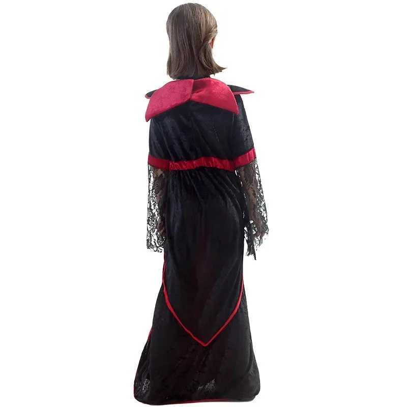 Vampire Costume Halloween Disguise Party Uniforms Girl Cosplay Dress Costumes Children Devil Ghost Clothing Carnival Stage Dress L250918
