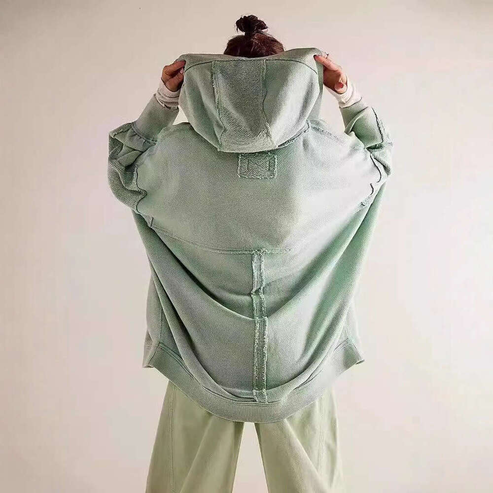 American Style Women's Winter Sweatshirt Casual Jacket Sports Hoodie Cardigan High-End Feel