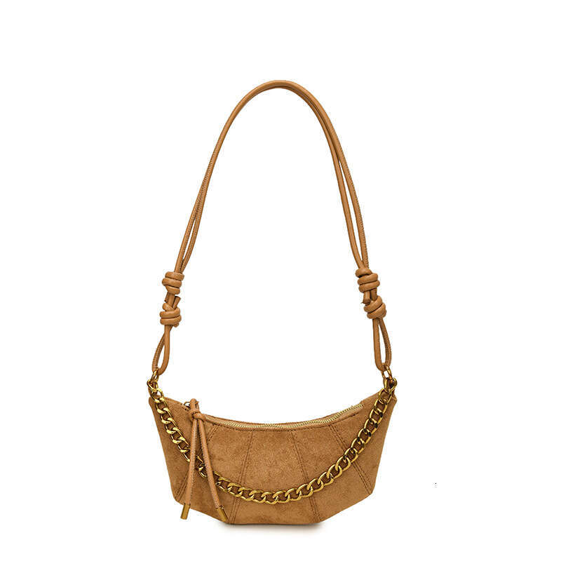 Fashion Designer Bags Large Capacity Commuting Matte Horn Bag for Women New Vintage Chain Handbag Crossbody Dumpling Bag