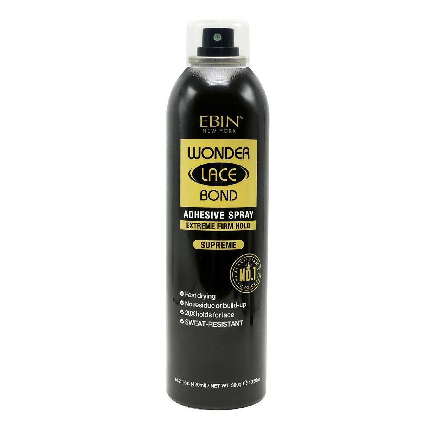 Ebin New York Wonder Lace Bond Adhesive Melting Spray Extreme Firm Hold Supreme Maximum Hold Perfect for Daily Use F250918
