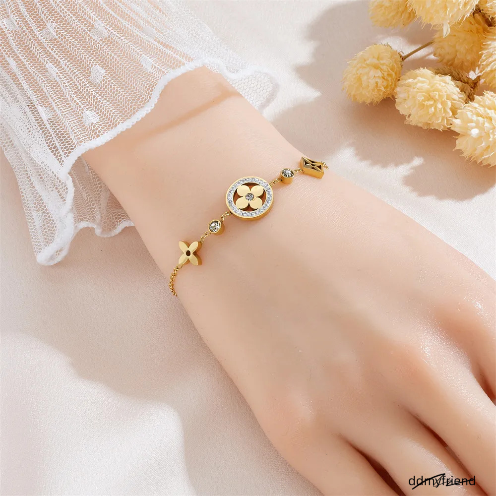 Designer For Women's Titanium Steel Colorless Necklace Bracelet Collection Personality Simple Style Fashionable Earrings ddmyfriend