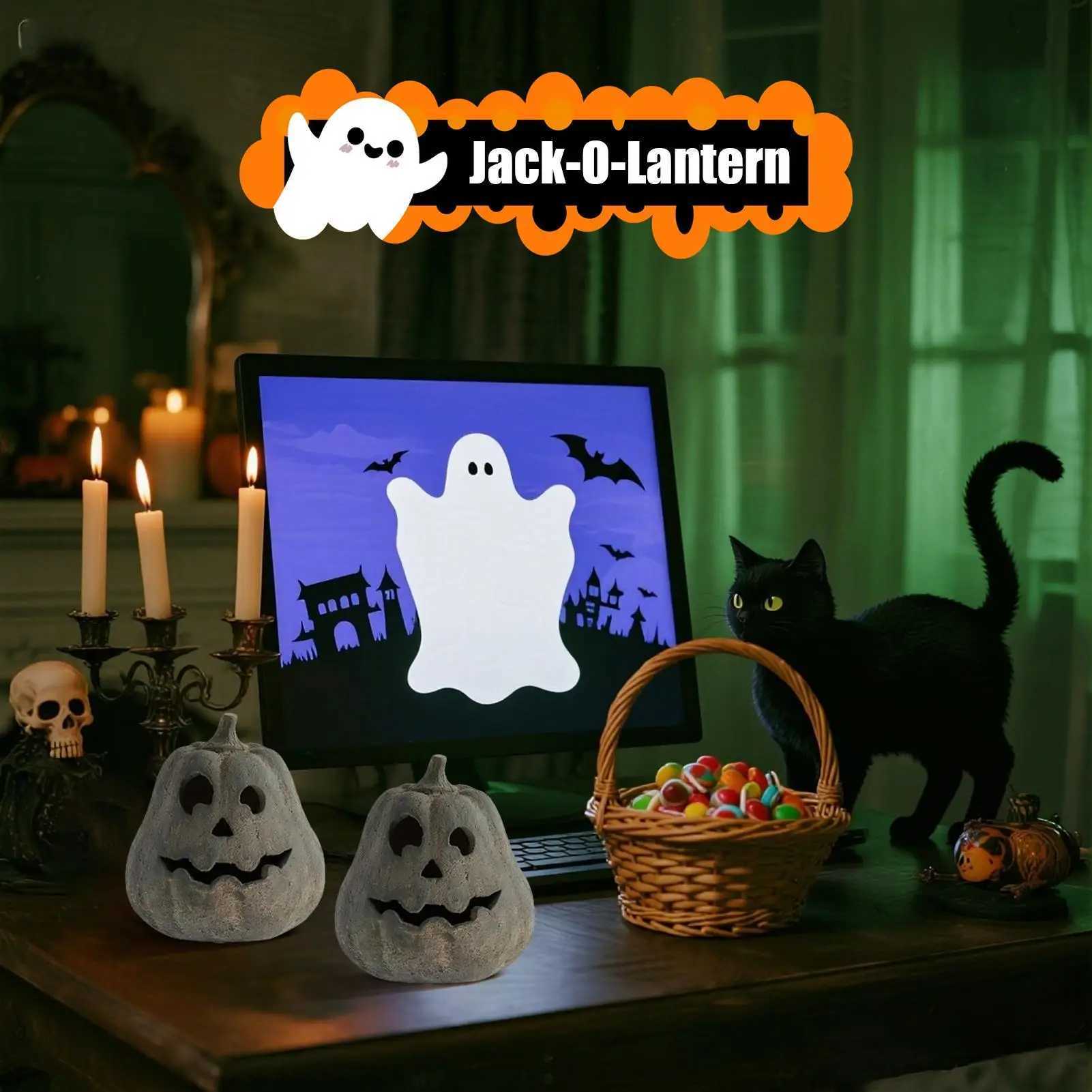 Halloween Pumpkin Lantern Light Up Pumpkin Decorations Halloween Decorations Home Props Party Supplies for Home Porch C250919