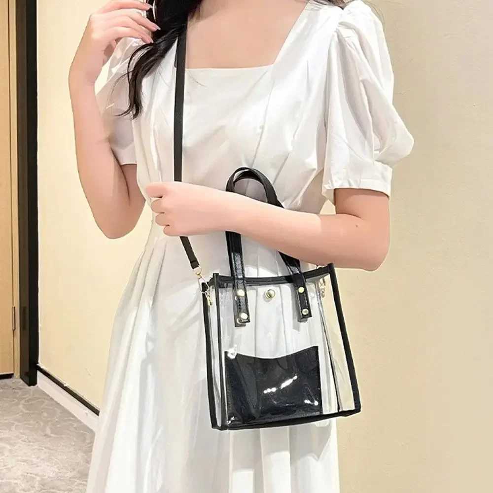 Fashion PVC Jelly Handbag Lightweight with Small Bags Crossbody Bags Waterproof Shoulder Bag WomenXJ250918