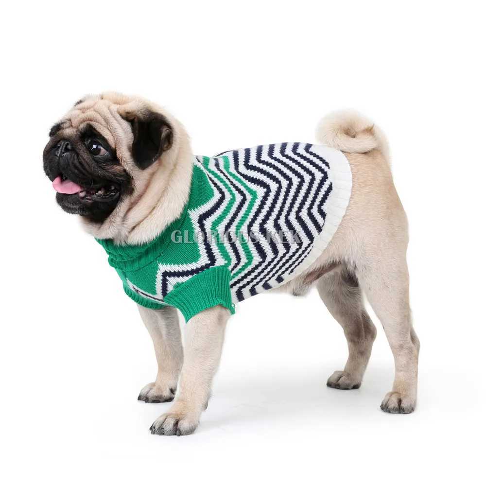 GLORIOUS KEK Dog Sweaters Winter Warm Dog Clothes Fashion Knit Pet Sweaters for Small Medium Dogs Pug Chihuahua Knitwear XSXXL S25911