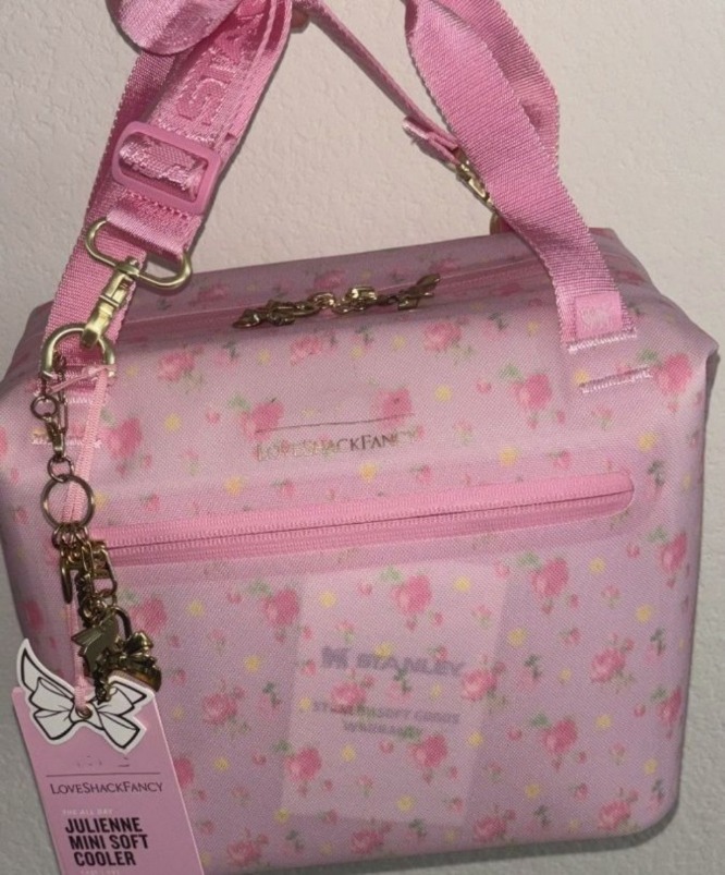 Ship From US Love Shack Fancy Ibiza Sunset Limited Edition All Day Julienne Mini Soft Cooler Bag Lunch Bag Boxes