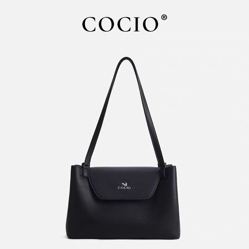 COCIO designer bag New leather bucket bag simple versatile multi compartment handbag niche design hot selling womens bag Bold