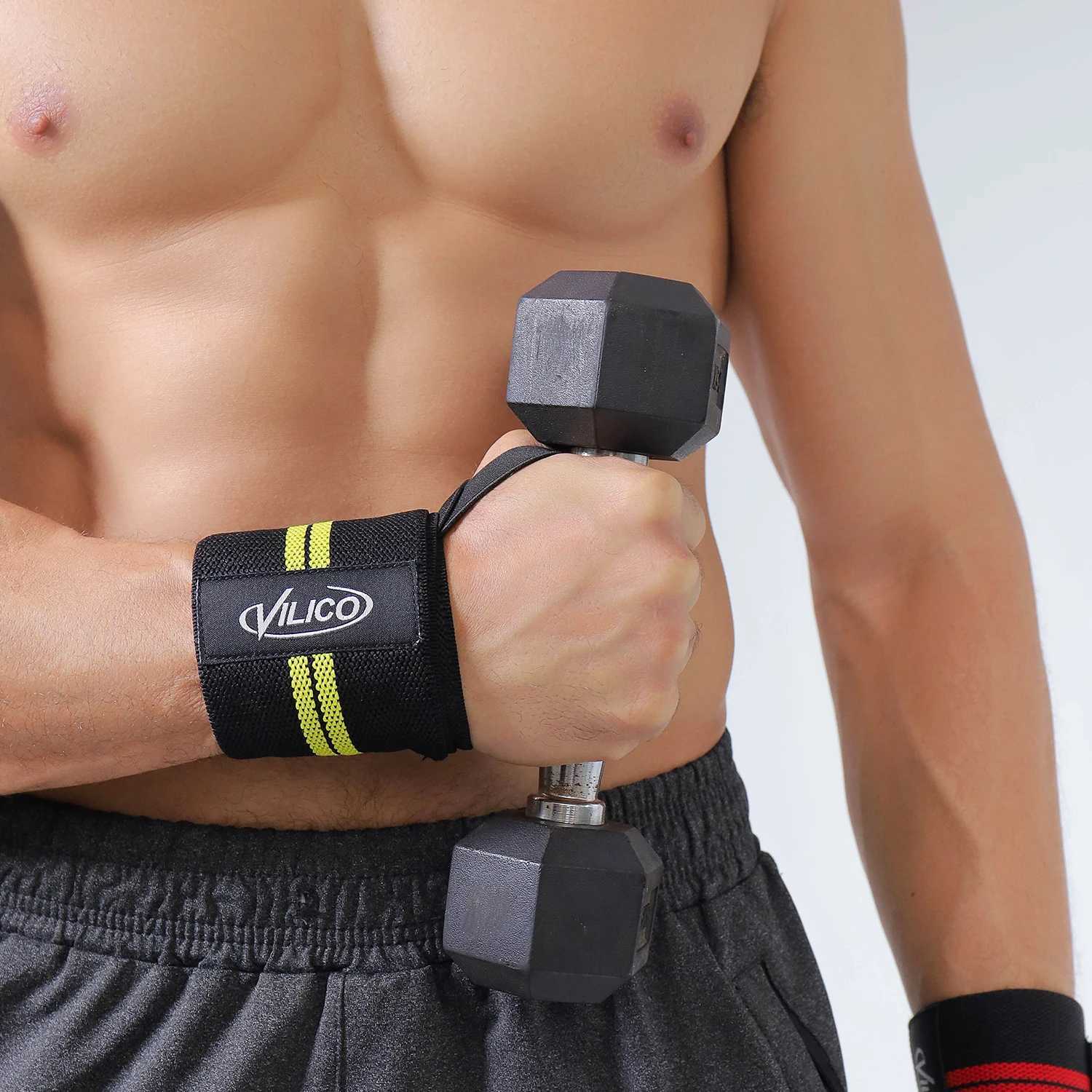 Mens and womens wristbands wrist support straps super strong weightlifting wristbands bandages fitness gym training J250919