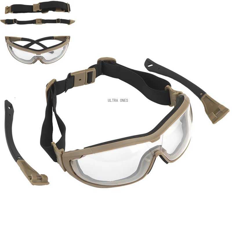Tactical Glasses Shooting Hiking Eyewear CS Airsoft Safety Protective Goggs Outdoor Sports Sunglasses Y250919