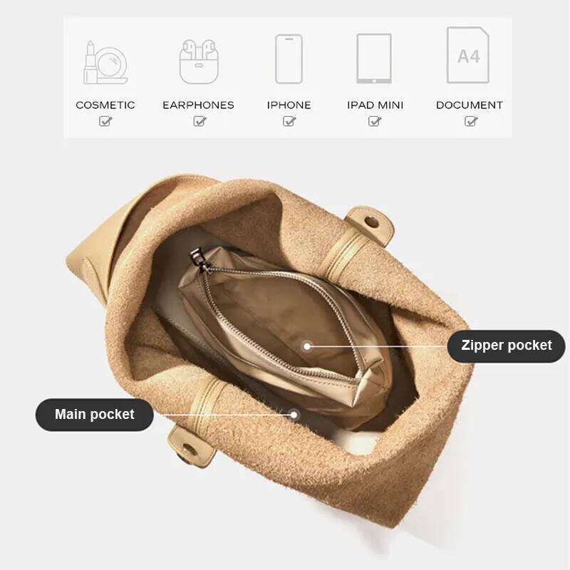 Designer Bag Luxury Bag Fashion Cowhide Women's Bucket Bag New Large Capacity Designer Shoulder Bags Casual Trend Female Handbags 2801