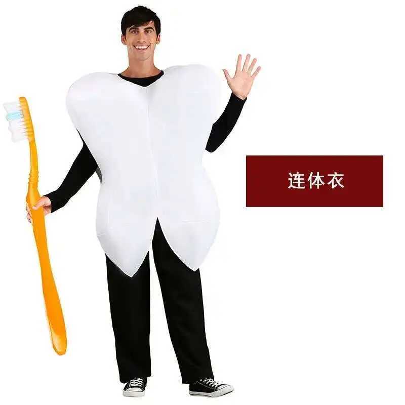 Halloween Childrens Day Party Stage Performance Advertising Childrens Adult Teeth Role Playing Cosplay Costume L250918