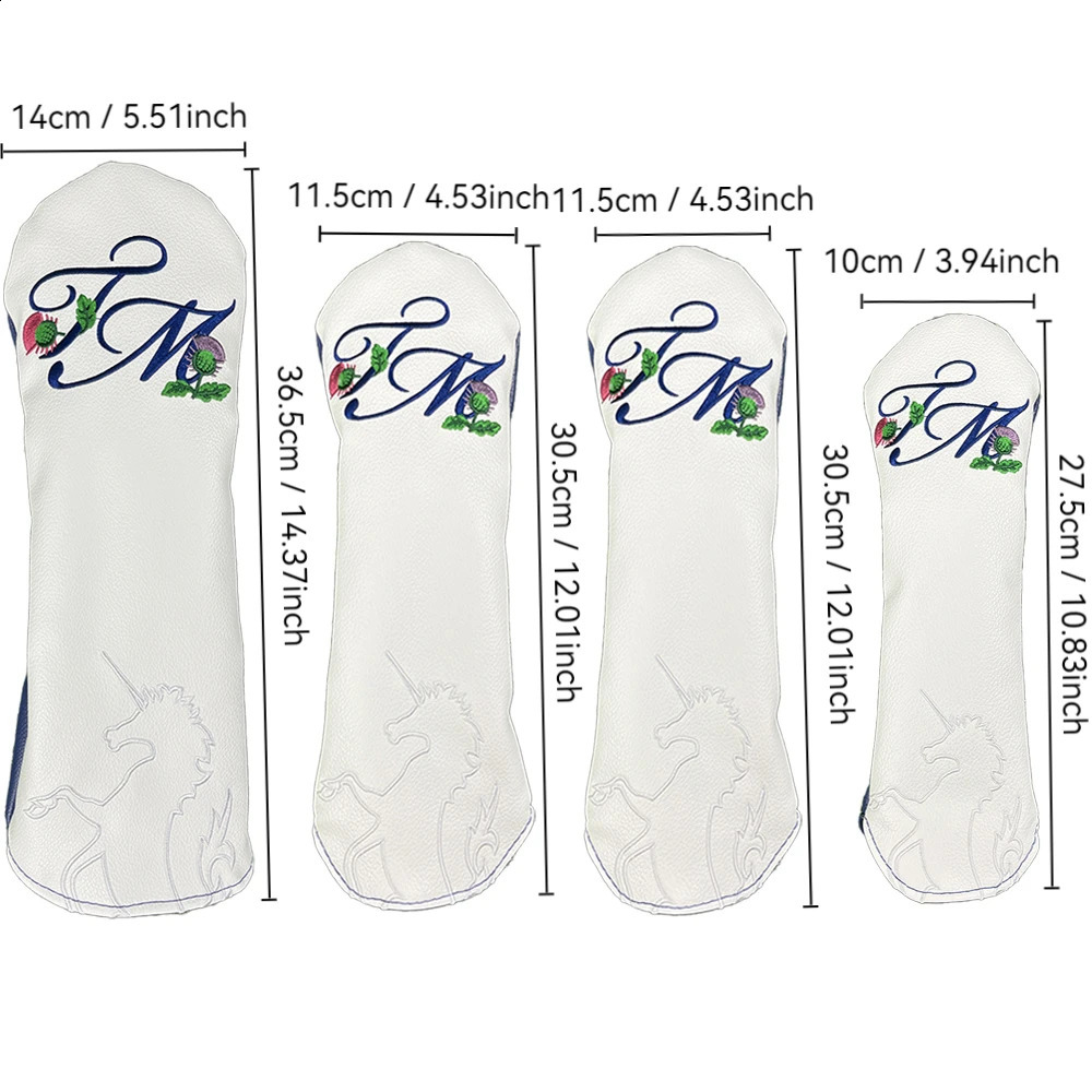 Embroidered golf club head cover durable waterproof golf accessory protective cover providing the protection for golf 250919