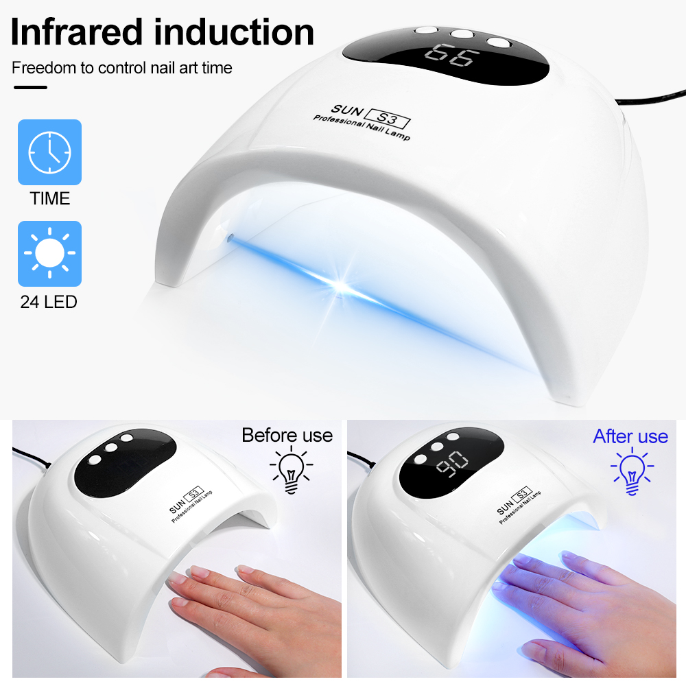 ANRLO 72W UV LED Nail Dryer with 18 Bulbs, Touch Screen Timer & Auto Sensor for Professional Manicures