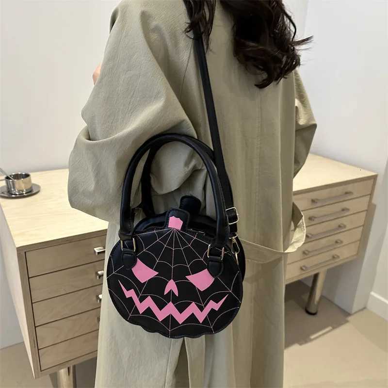 Halloween Creative Pumpkin Bag Casual Fashion Color Block Cartoon Shoulder Womens Bag Trendy Crossbody Bag for GiftsXJ250918