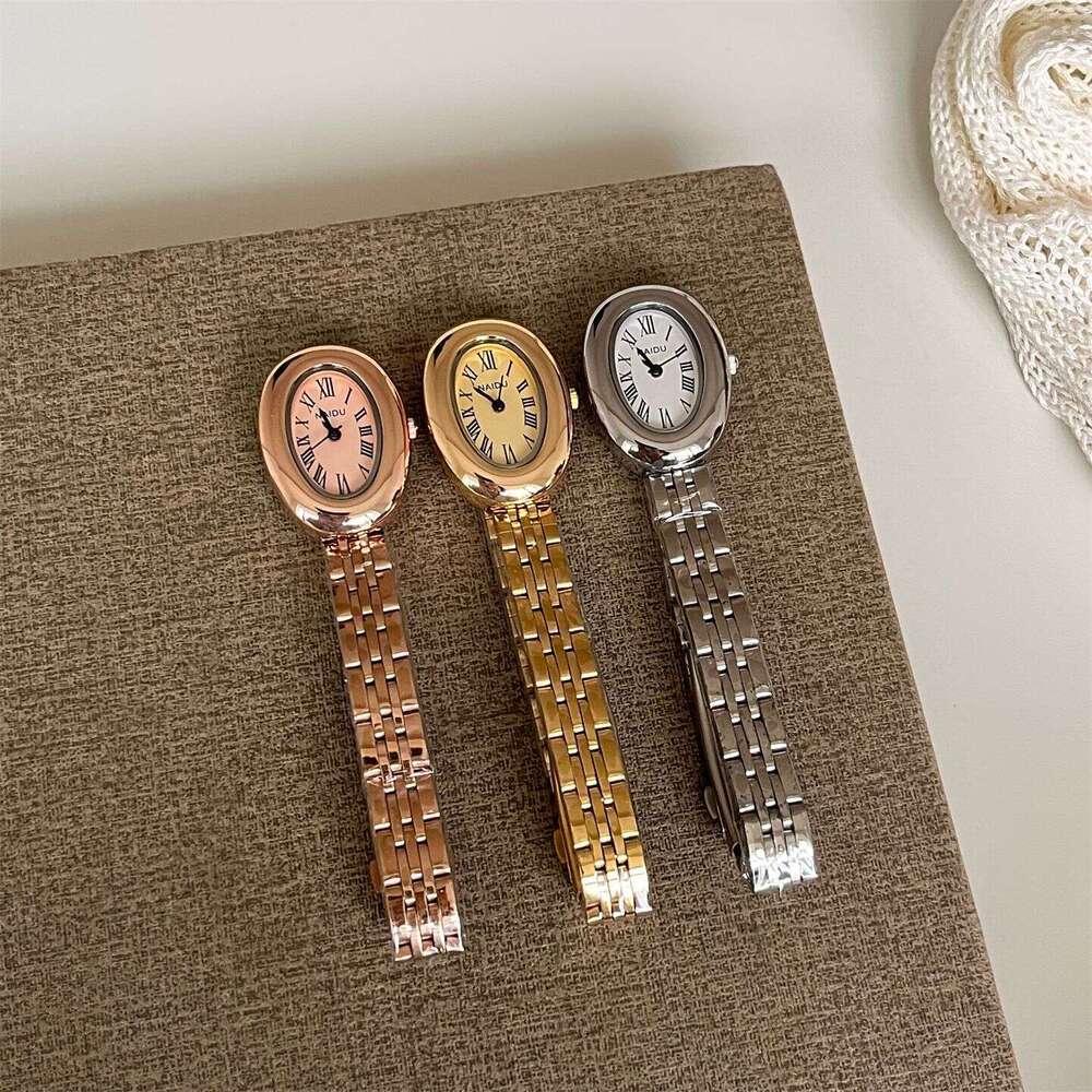 Bathtub Series Vintage Style Oval Dial Small Gold for Designer Women Fashion Quartz Watch