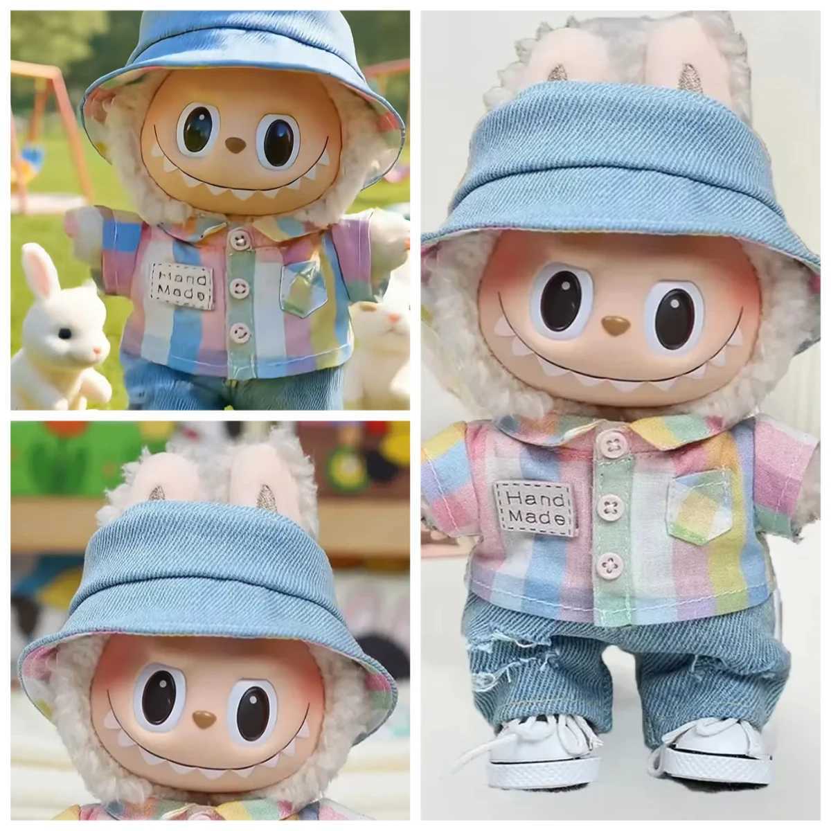 For Labubu Big Into Energy Series baby clothes doll clothes outing clothes heartpounding for labubu cloth C250919