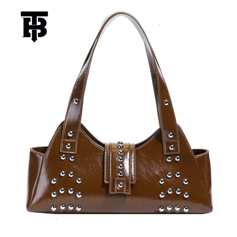 Designer Bag French Niche Underarm Bag Luxury Bag 2025 Winter New Style Personality Women's Fashion Trendy Commuter Single Shoulder Crescent Bag