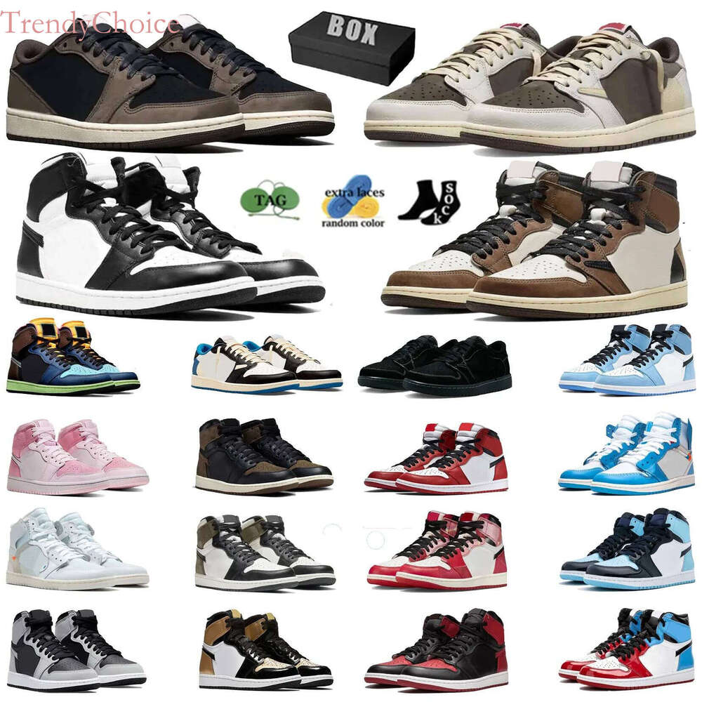 Big Size Low basketball shoes OG Men Women Triple White Shadow designer University Blue Black Bred Toe Light Smoky Grey mens sneakers Eur 36-47