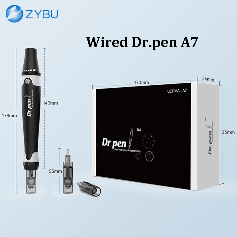 DrPen Ultima A7 Wired Micro Needling Dermapen for Scar Treatment - Facial Rejuvenation Derma Tool