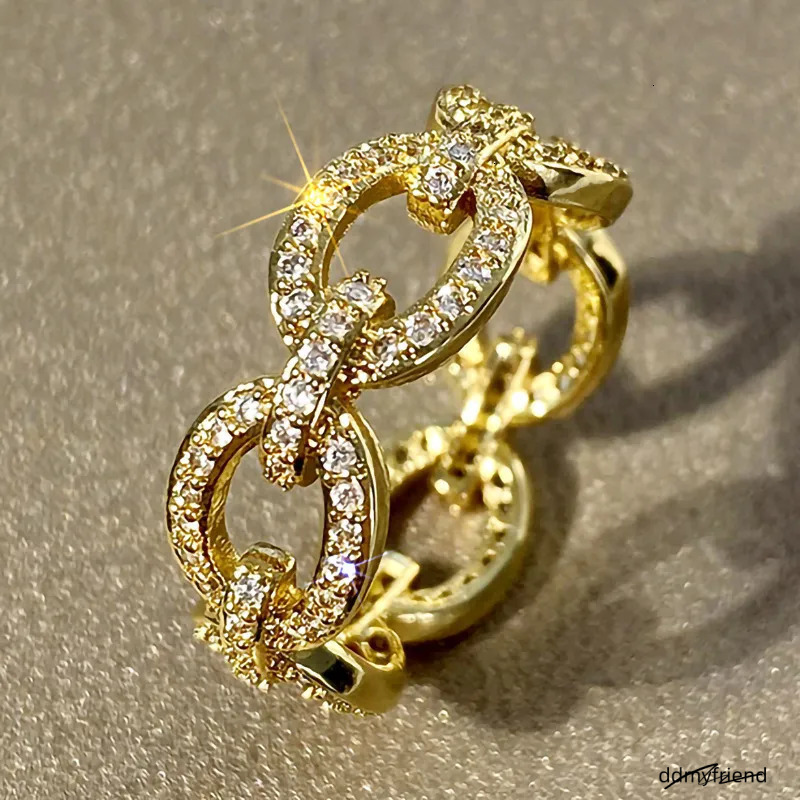 States Full Circle Of Dias Hip-Hop Winding Chain Ring Men's Personalized High-Quality Accessories 250711 ddmyfriend