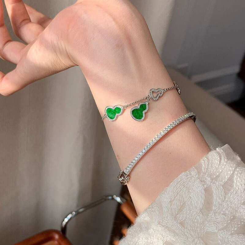 New Chinese Zircon Gourd Pendant National Style Exquisite Versatile Bracelet Niche Light High-end Feel Jewelry