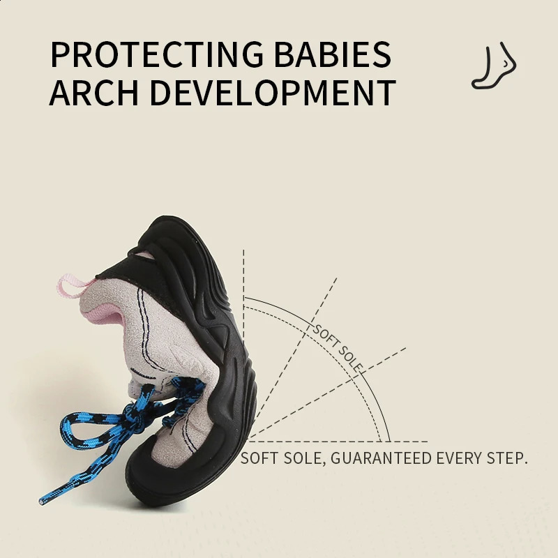 Childrens sports Baotou antikicking baby walking boys casual girls shoes autumn C260130