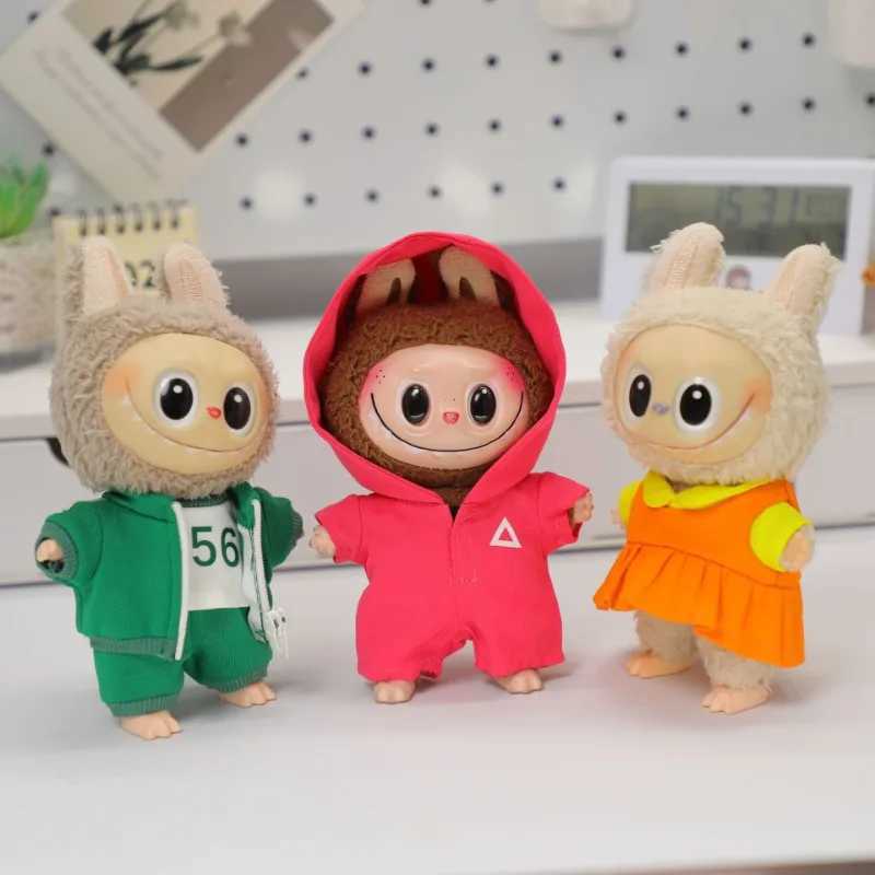 For Labubu Clothes Mp5 Outfit Accessories for The Monster Korea Kpop Lafufu Idol V1 V2 V3 Commando Jacket Clothing Pendant gifts C250919