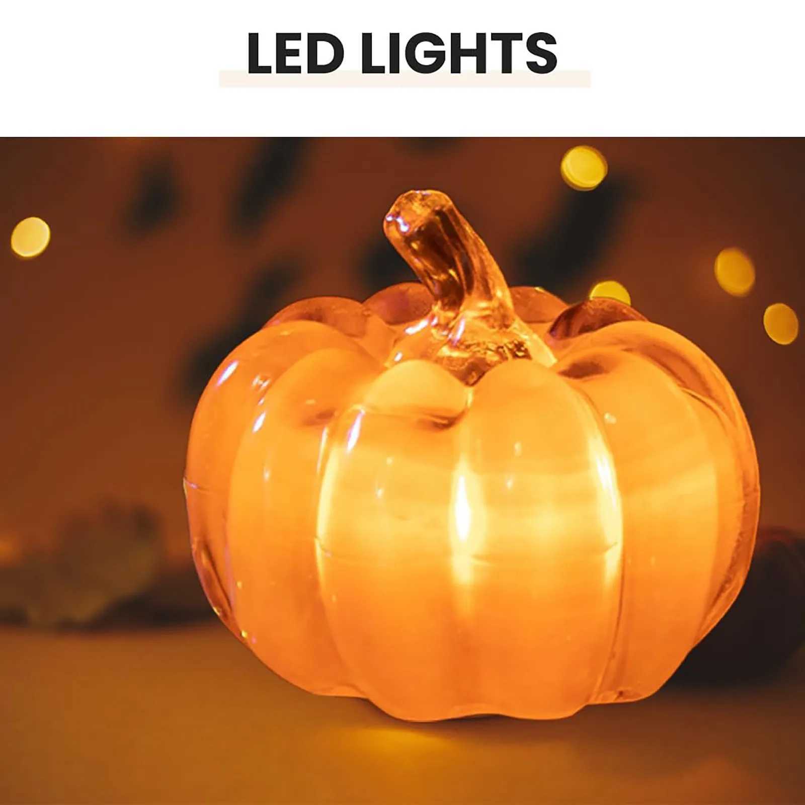 1PC Halloween Pumpkin Light Ornament Home Desktop Decoration Accessories Festival Decorative Lamp Holiday Gift C250919