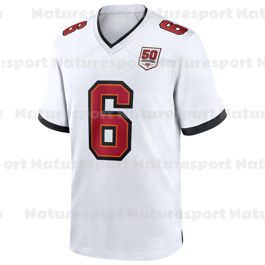 Baker 6 Mayfield Tom 12 Brady 2025 Football Jerseys Mike Evans Bucky Irvin Chris Godwin Jr. Emeka Egbuka Vita Vea