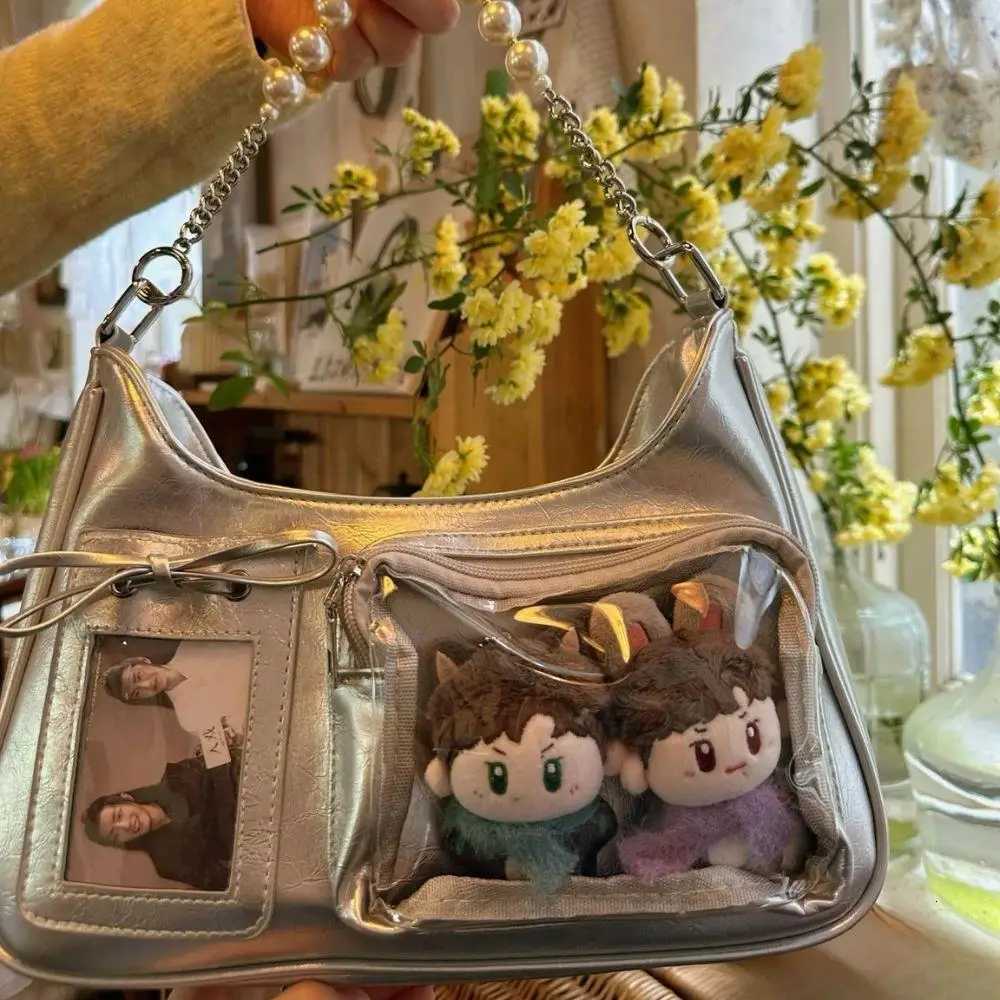Preppy Handbag Purse Crossbody Bag For Women Y2K Dolls Display Handbags Shoulder Bag Itabag Korean School Handbag Purse Pain BagXJ250918