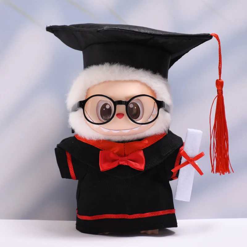 Dolls Baby Clothes for Labubu Bachelors degree Highquality Dress The Monster Outfit Accessories graduate Gift Kids C250919