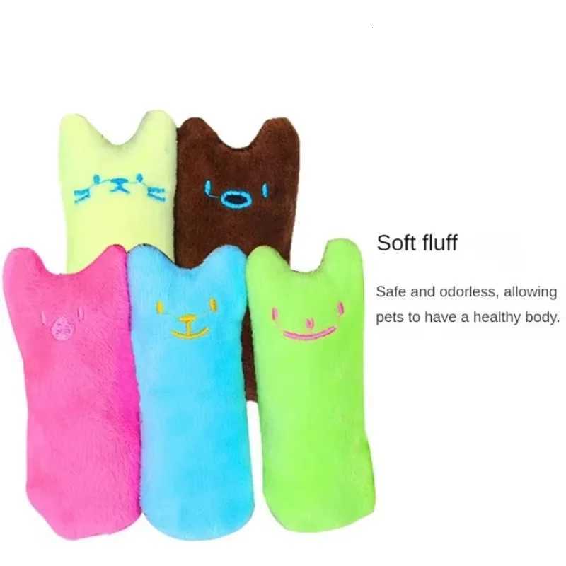 Pet Thumb Expressions Interactive Plush Cat Toy Paper Chewing Teeth Grinding Anti Bite Toy Contains Catgrass and Catnip X250918