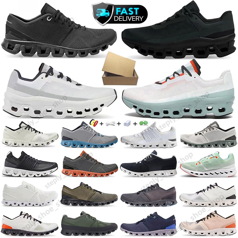 With Box Designer running shoes mens womens outdoor sneakers trainers triple black white grey green pink blue casual sports sneaker jogging walking shoes Eur 36-45