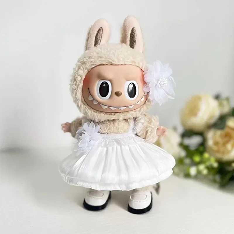 17cm Mini Plush DollS Clothes Outfit Accessories For Korea Kpop Exo Labubu Idol Dolls Wedding dress suit Clothing Gift C250919