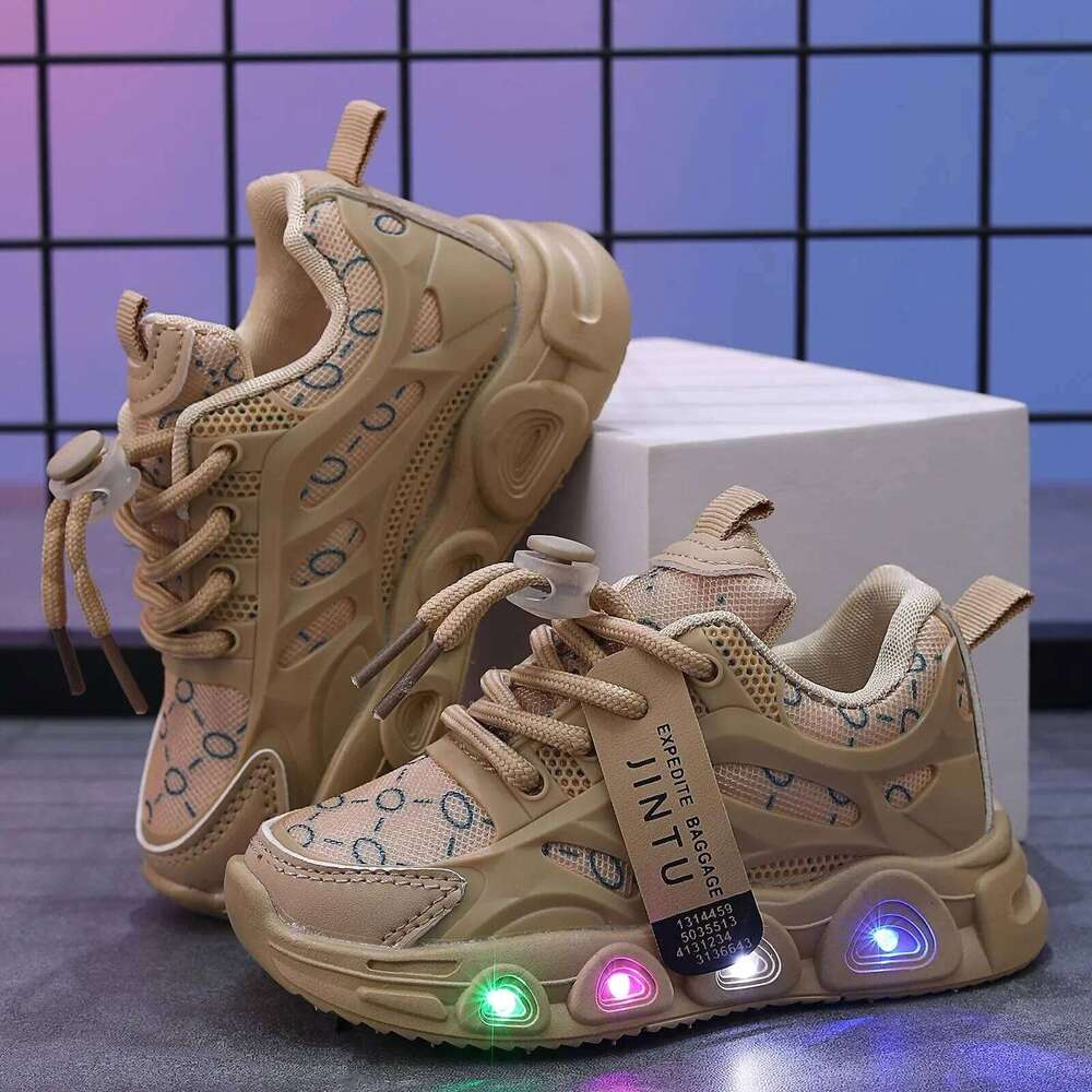 Luminous LED Light Up For Toddler Walking Shoes Girls Kids Children Baby Casual Sneaker for Boy Kid
