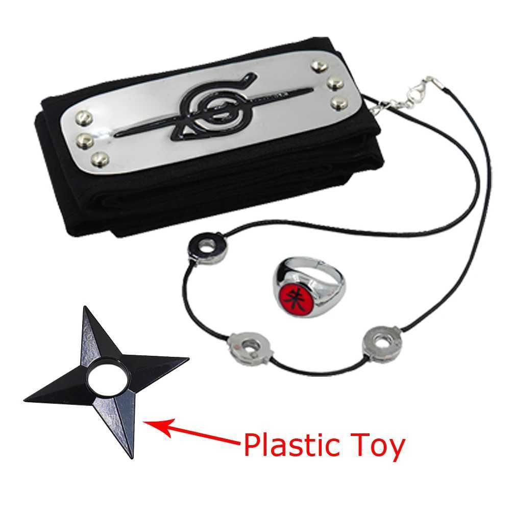 Akatsuki Uchiha Itachi Cloak for Kids Adult Long Black Robe Capes Halloween Carnival Cosplay Costume with Accessories L250918ASJY