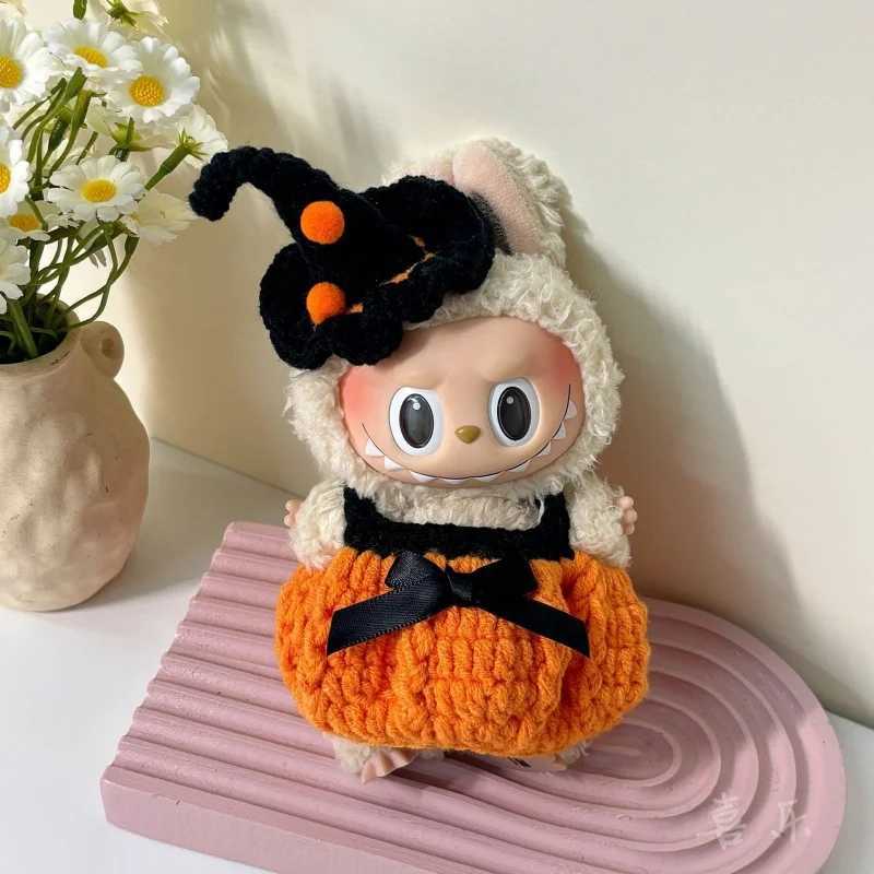 Halloween Pumpkin Clothes For Lafufu Clothes Doll Bat Wing Pumpkin Clothes with Hat For labubu cloth outfit Accessories C250919