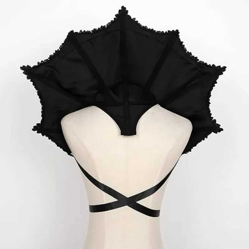 Gothic Vampire Cosplay Medieval Black Red Victorian Collar Cape for Women Role Play Halloween Carnival Costume Cloak Accessories L250918