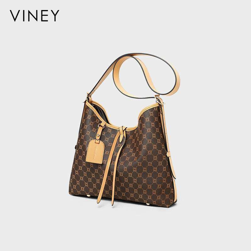 VINEY 2025 New Bucket Women's Summer Large Capacity Commuting Shoulder Messenger Bag