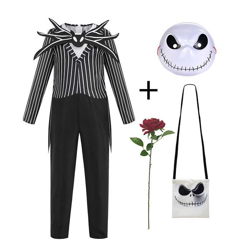 Halloween Jack Skellington Sally Cosplay Costume for Girls Boys The Nightmare Before Xmas Dress up Kids Classic SallyJack Frock L250918