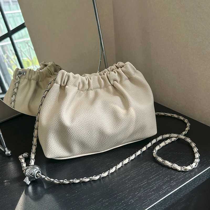 Women Shoulder Bucket Bags Small PU Leather Design Crossbody Bagfor Ladies New Fashion Y2k Brand Female Handbags and PursesXJ250918