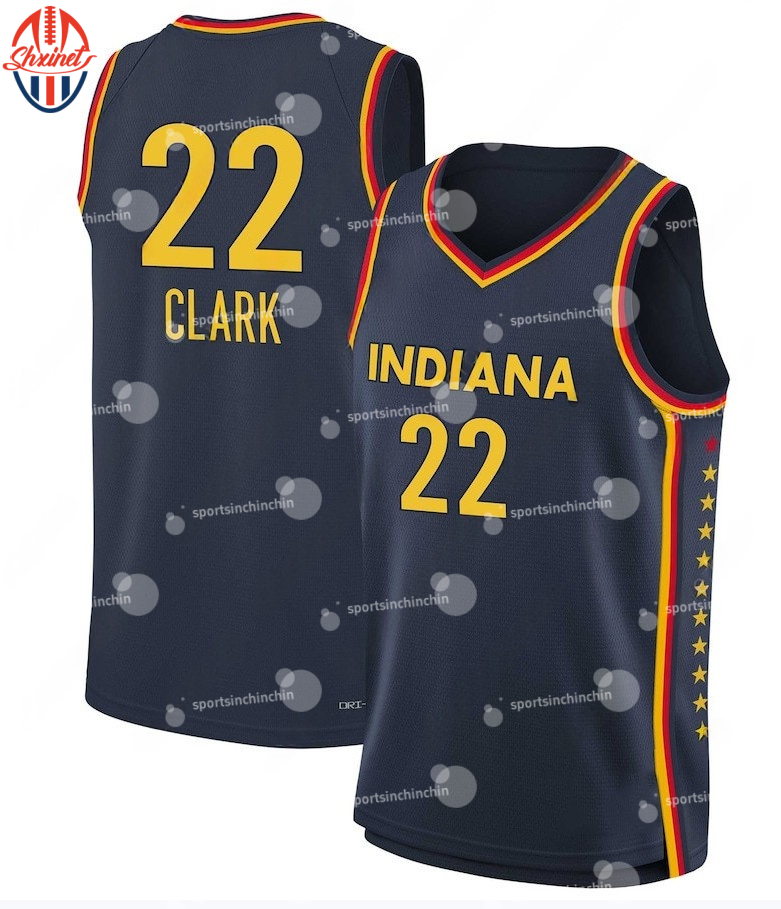 Men's 22 Basketball Clark Yellow Embroidery - Perfect for Festivals, Parties, and Outdoor Sports Jersey This baseball uniform is a quick-drying c