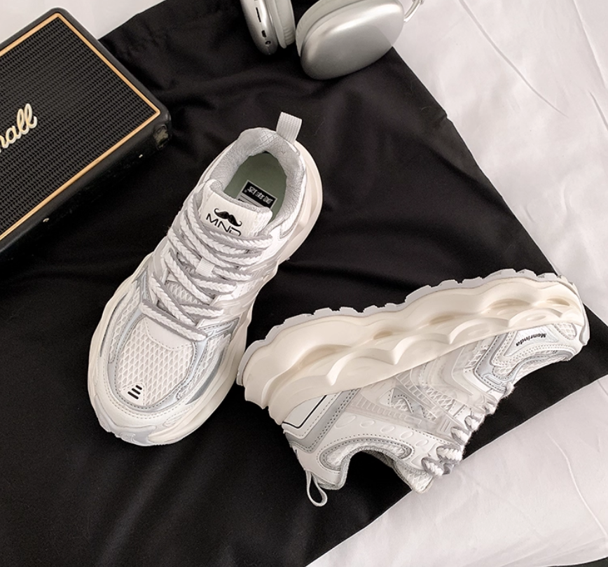 Designer Mirinda Four Seasons Thick-Soled Height-Increasing Shock-Absorbing Dad for Men and Women Lightweight Comfortable Casual Men's Trendy Ver