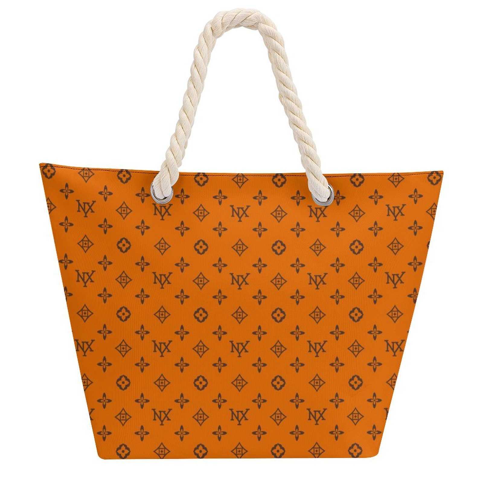 NXY Large Hemp Rope Handle Tote Bag Designer Handbags For Women Shopping Totes Shoulder Messenger Bags Purses 250919