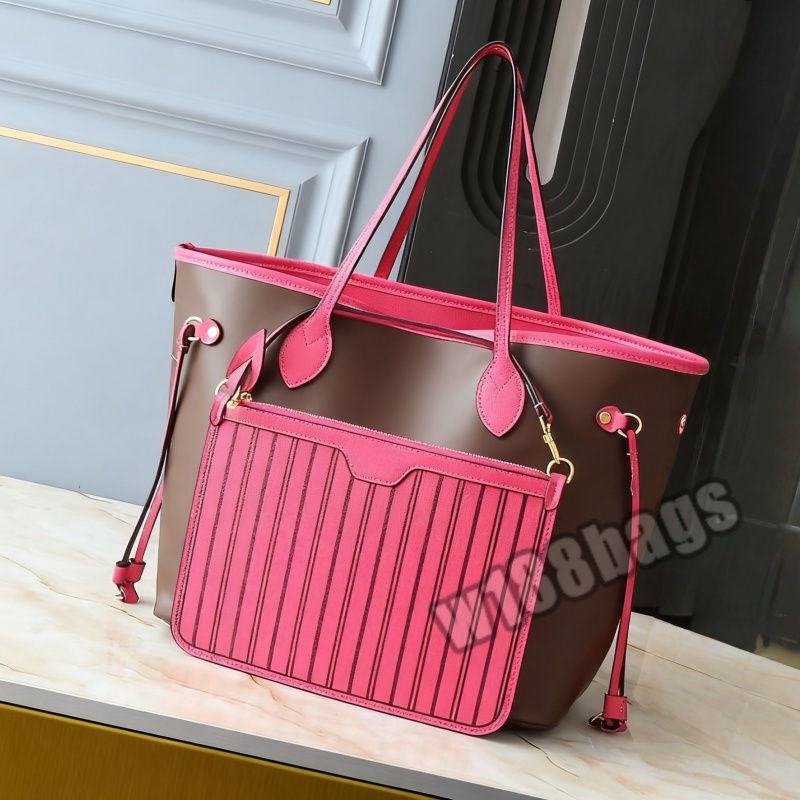 Fashion Womens Double Side Causal Handbags Classic Leather Shoulder Bags Tote Evening Bags