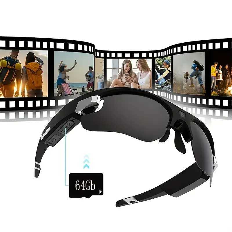 bicycLE action camera 4k video recording biking thumb mini sports motorcycLE smart glasses masculinos 120fps body police HD J250919